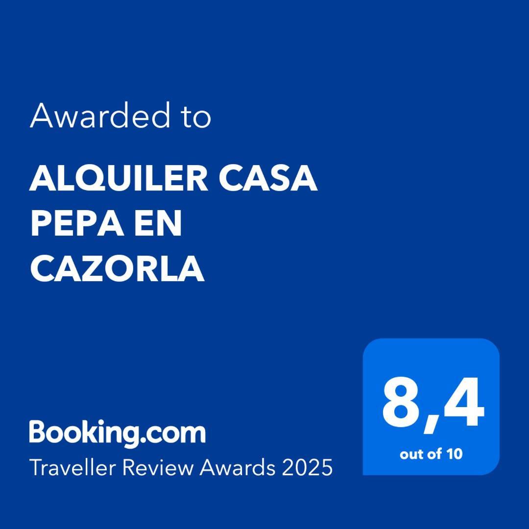 Alquiler Casa Pepa En Cazorla Villa Exteriör bild